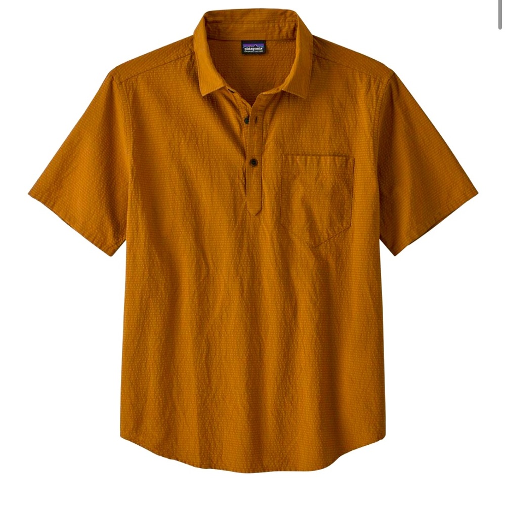 Patagonia Short Sleeve seersucker Shirt (Large)